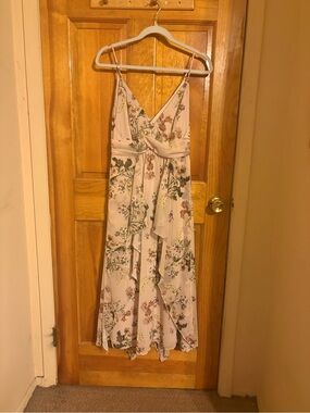 ASOS | Dresses | Asos Edition All Over Floral Embroidered Maxi Dress In  Black Size Us 4 | Poshmark